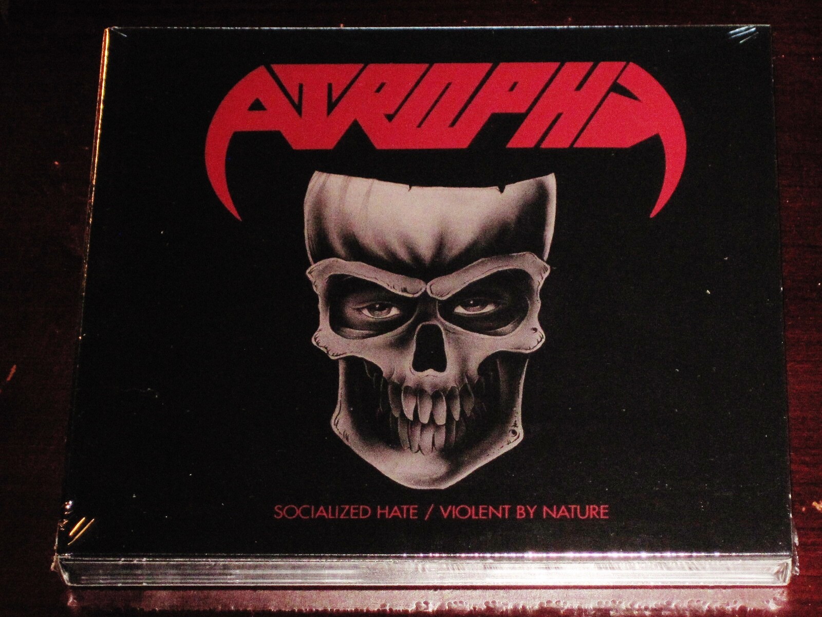 Atrophy: Socialized Hate / Violent By Nature 2 CD Set 2022 Reissue Digipak NEW