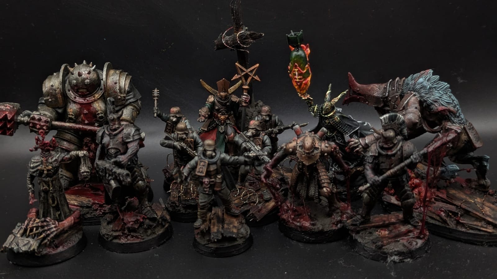 heretic legion- trench crusade - full warband - unpainted heretic legion- trench crusade - full warband - unpainted