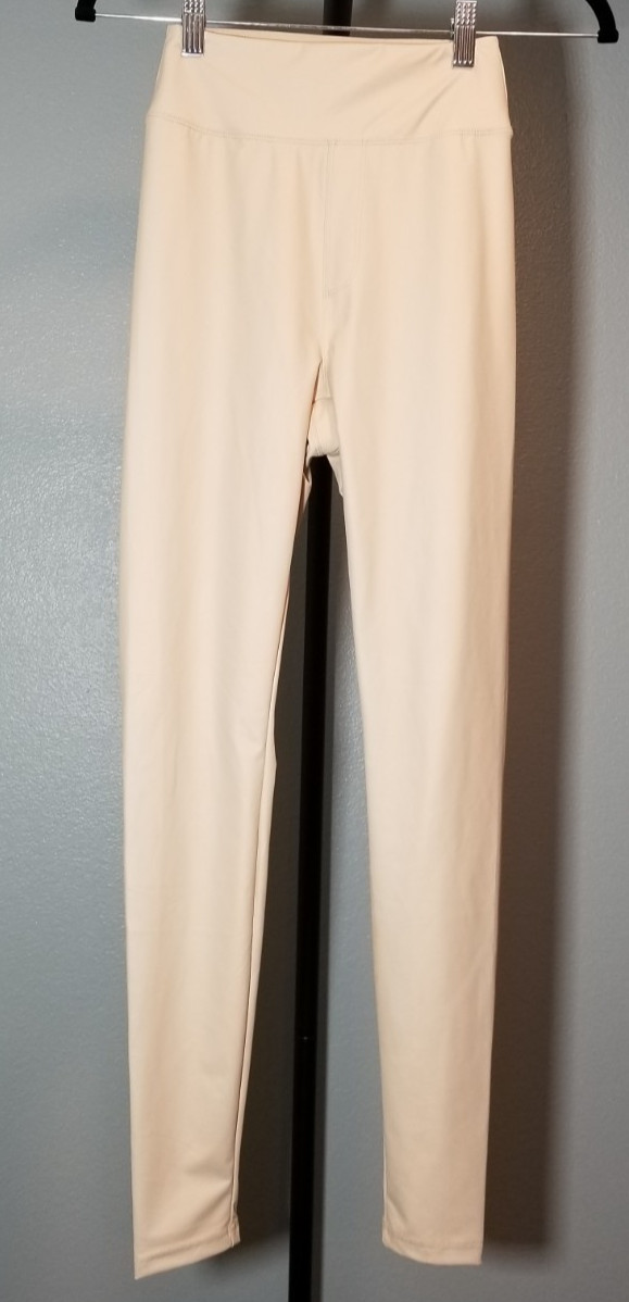 Offline by Aerie Real Luxe Legging Womens S Tan Faux Leather Activewear NWOT Offline by Aerie Real Luxe Legging Womens S Tan Faux Leather Activewear NWOT