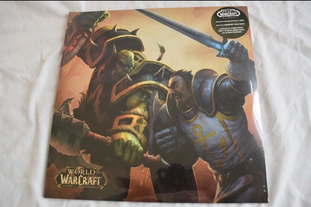 WoW Classic Vinyl 2xLP Legendary Gold Blizzcon 2023 LE 1000 🔥 New WoW Classic Vinyl 2xLP Legendary Gold Blizzcon 2023 LE 1000 🔥 New