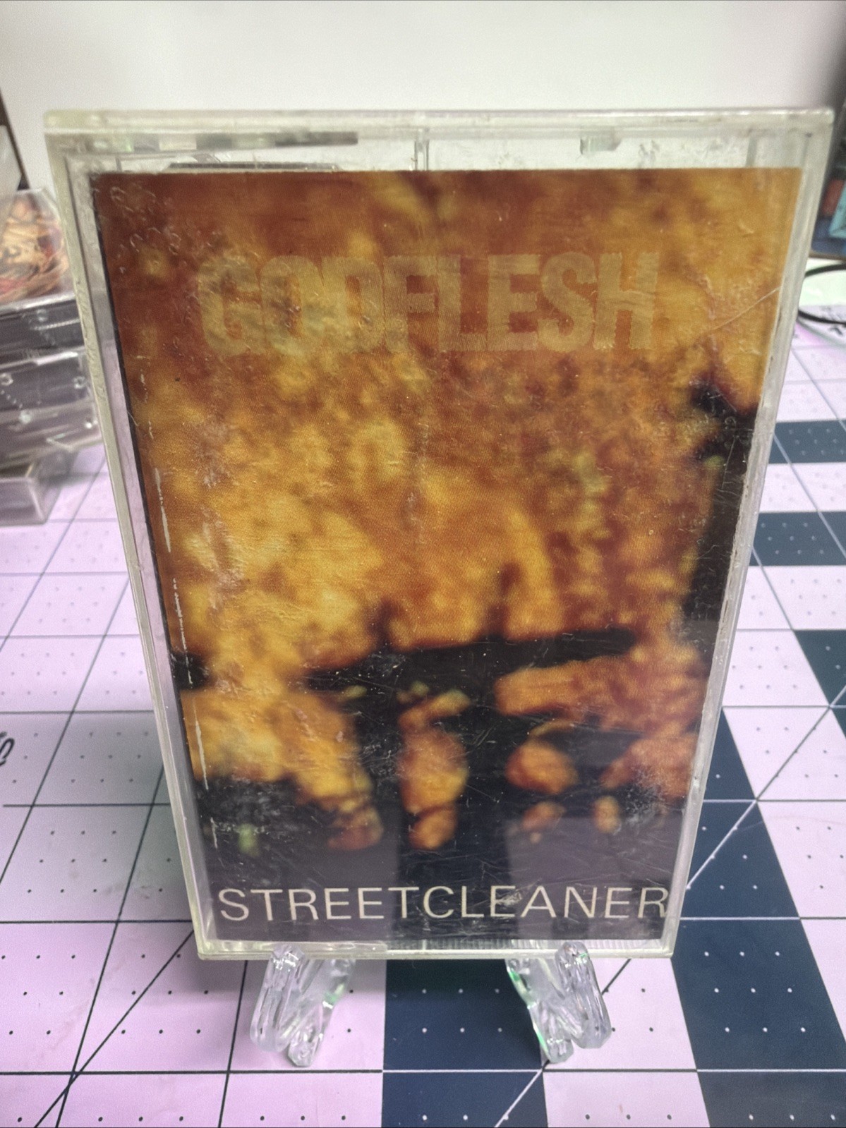 Godflesh - Streetcleaner (1994 Cassette) Earache 80s Industrial Metal - Sealed Godflesh - Streetcleaner (1994 Cassette) Earache 80s Industrial Metal - Sealed