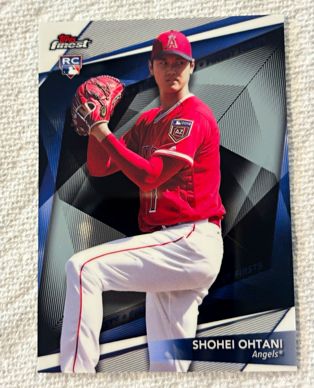 2018 Topps Finest - Finest Firsts Shohei Ohtani #FF-SO (RC)-READ DESCRIPTION 2018 Topps Finest - Finest Firsts Shohei Ohtani #FF-SO (RC)-READ DESCRIPTION