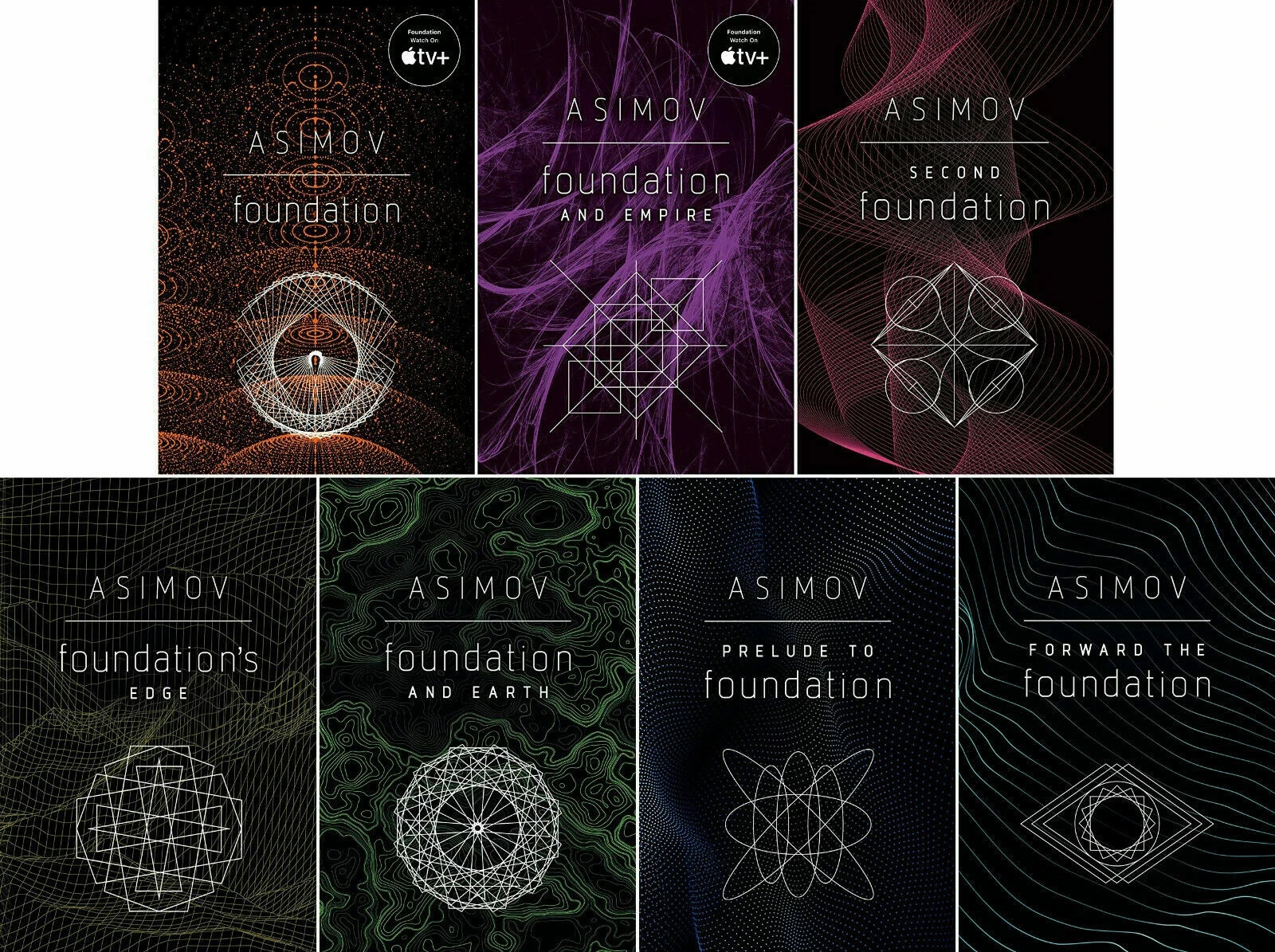 The Complete Isaac Asimov's Foundation Series Books Set 1-7