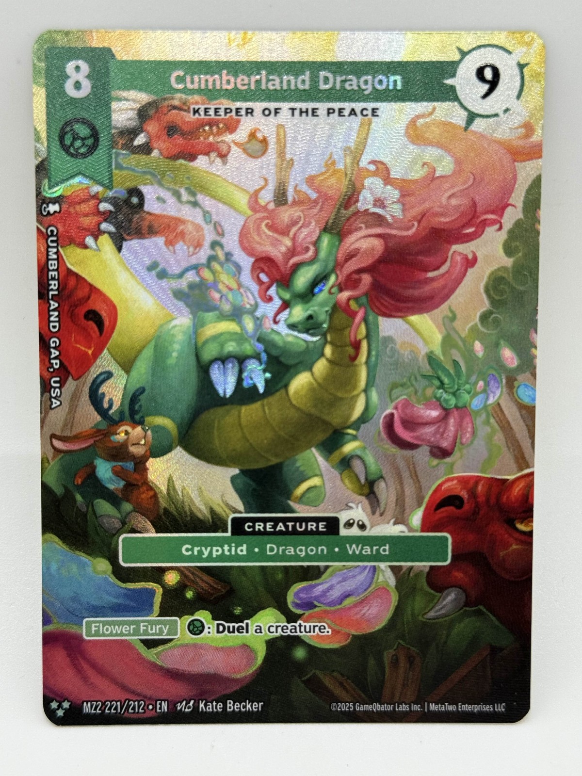 Cumberland Dragon MZ2 221/212 Metazoo 2025 Torrential Tides Alternate Art