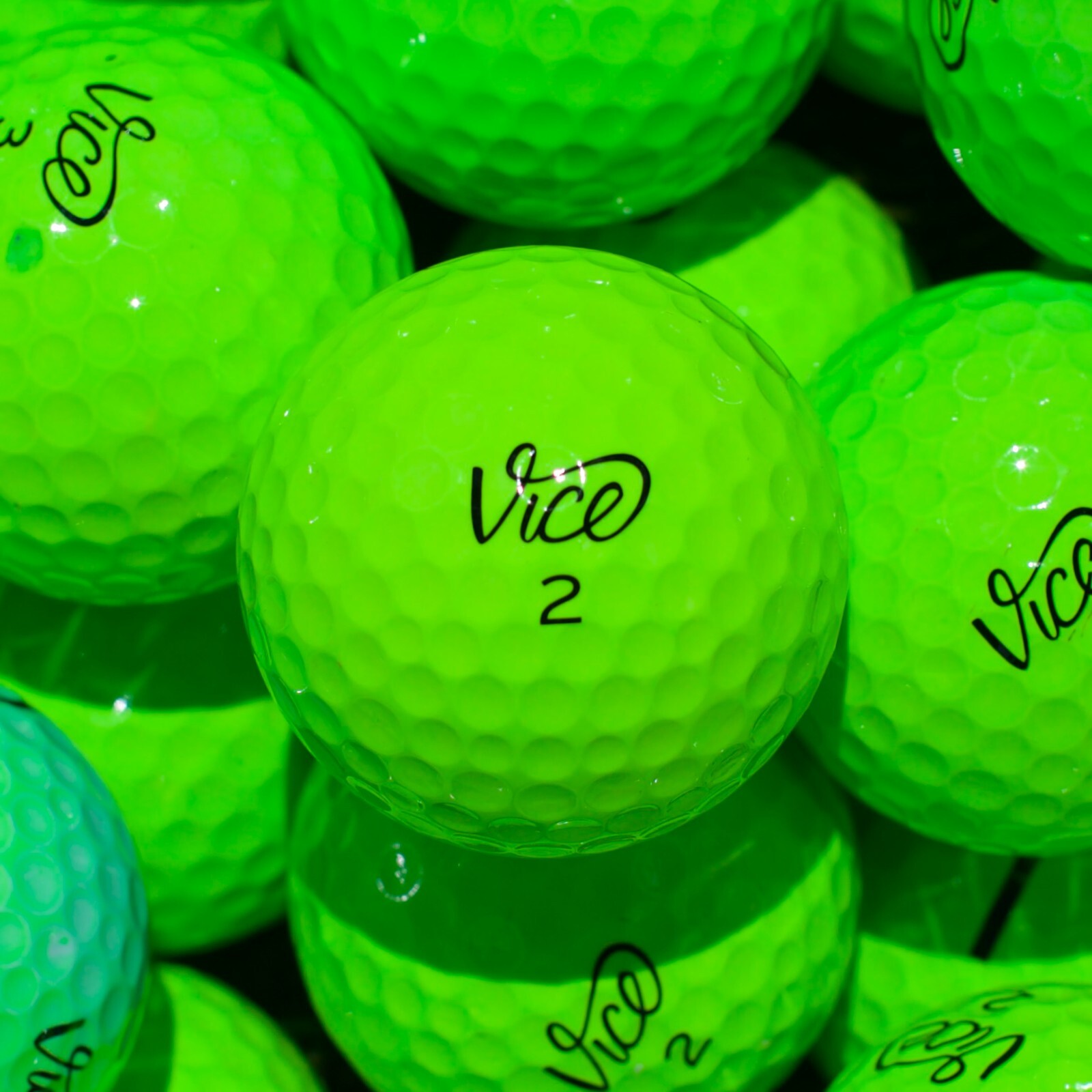 24 Vice Green Pro Mix Used Golf Balls 5A/4A Amazing Condition 