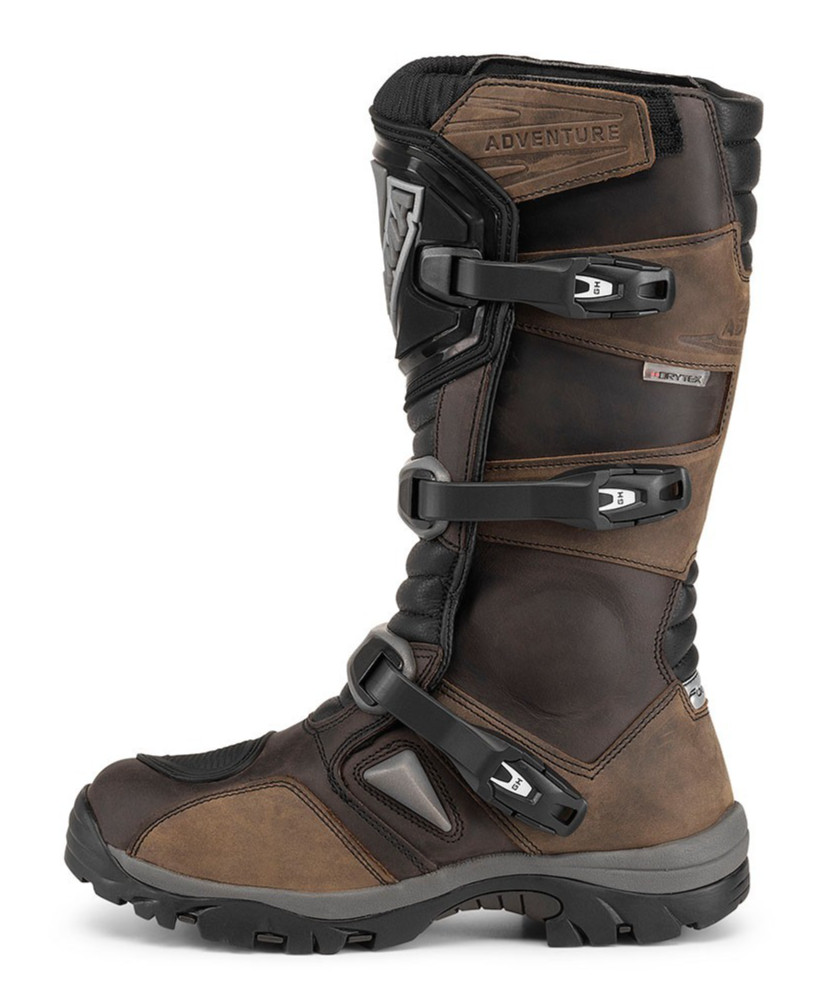 Forma ADVENTURE Dry motorcycle boots, UNBOXED brown black waterproof adv dual