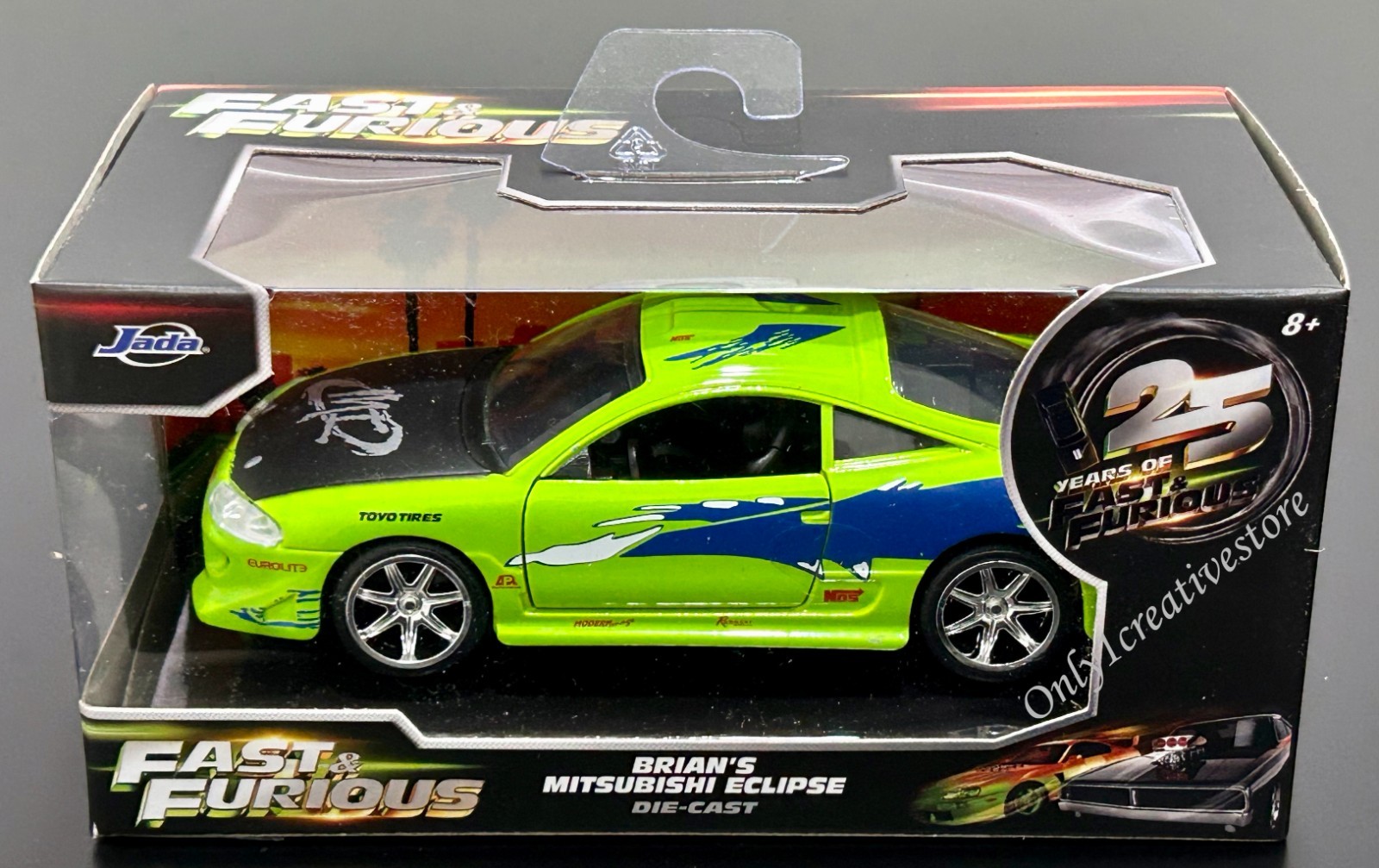 Jada Fast & Furious Brian\'s Mitsubishi Eclipse 1:32 Diecast Jada Fast & Furious Brian\'s Mitsubishi Eclipse 1:32 Diecast