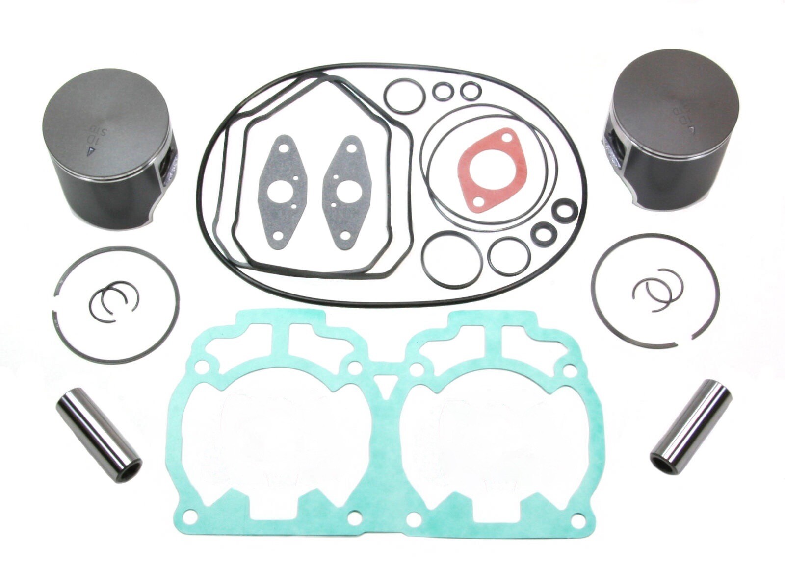 Ski-Doo MXZ 700 Top End Rebuild Kit Pistons Gaskets Bearings Std 78mm 2000-2003