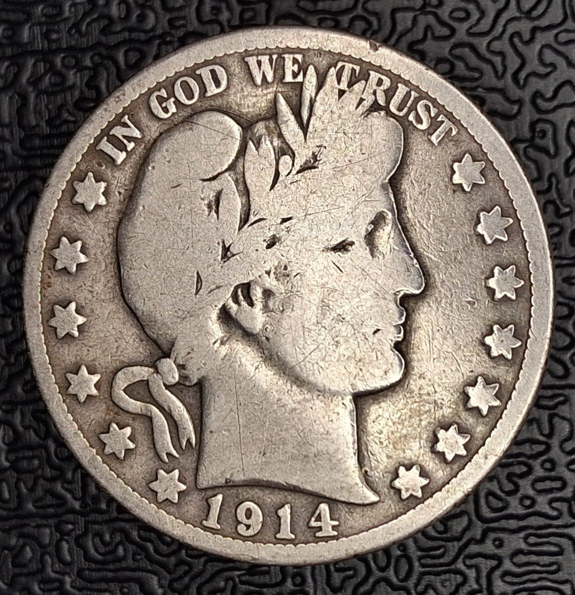 1914-S San Francisco 50 C Barber Silver Half Dollar 1914-S San Francisco 50 C Barber Silver Half Dollar