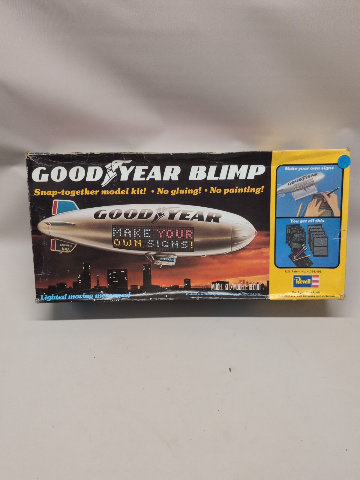 Revell 1:169 Goodyear Blimp Create MotorizedCustom Sign Model Kit H-999 Revell 1:169 Goodyear Blimp Create MotorizedCustom Sign Model Kit H-999