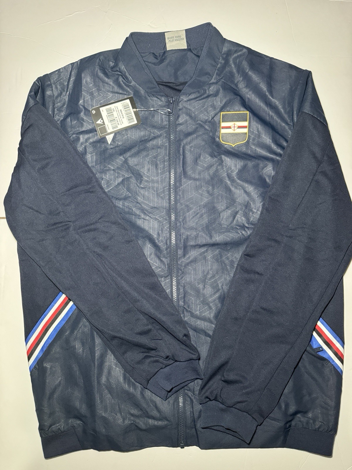 Macron Sampdoria Track Top Jacket Macron Sampdoria Track Top Jacket