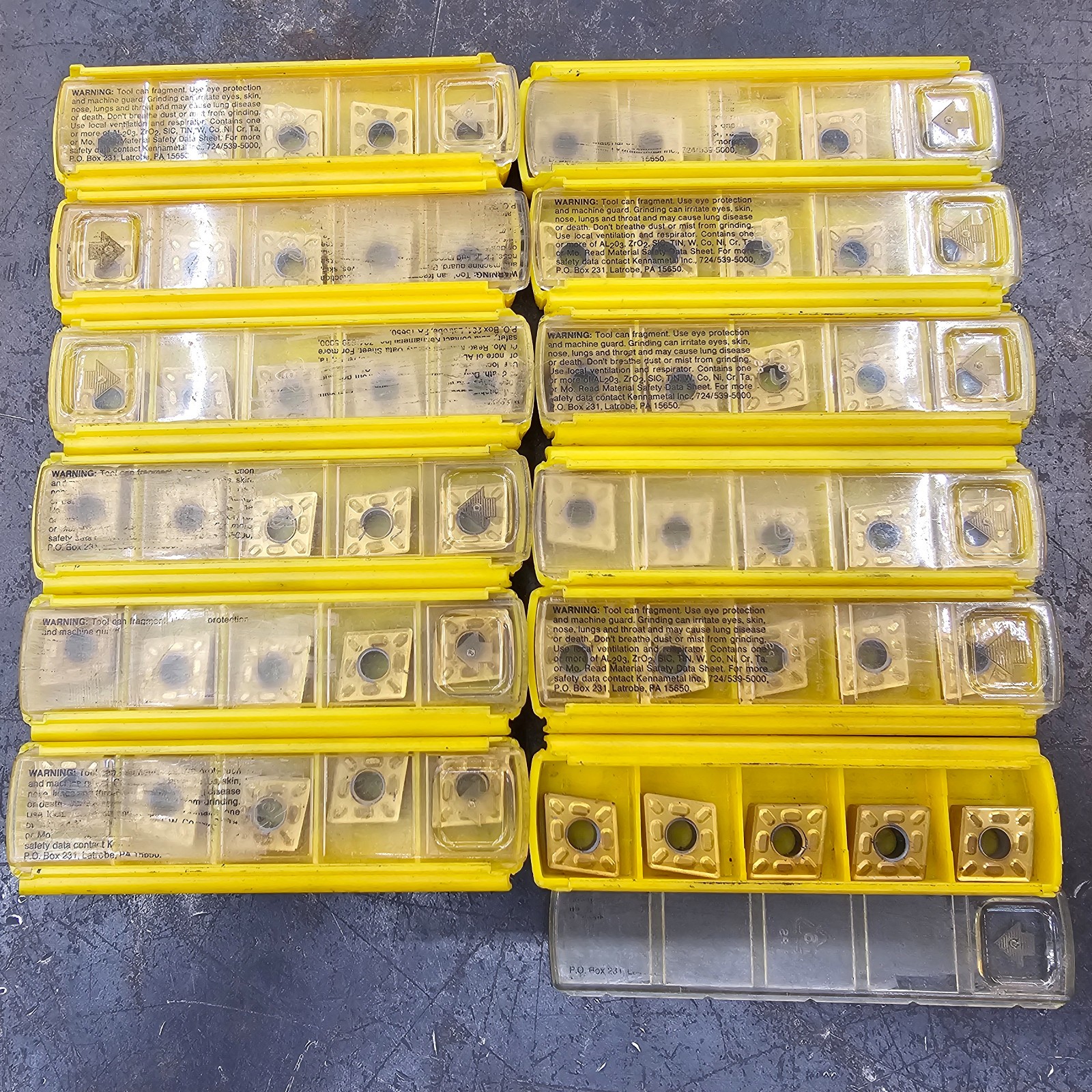 Qty 5 Kennametal CNMG 432 120408 CNMG432P CNMG120408P KC730 Carbide Inserts Qty 5 Kennametal CNMG 432 120408 CNMG432P CNMG120408P KC730 Carbide Inserts