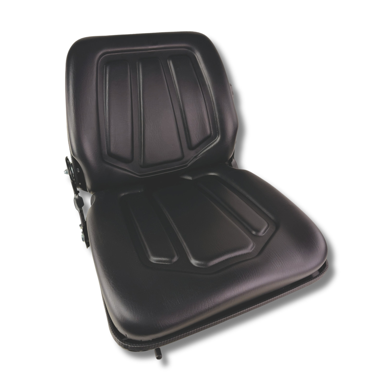 Eparts Universal Black Vinyl Seat for Several Forklift/Skid Steer Brands Eparts Universal Black Vinyl Seat for Several Forklift/Skid Steer Brands