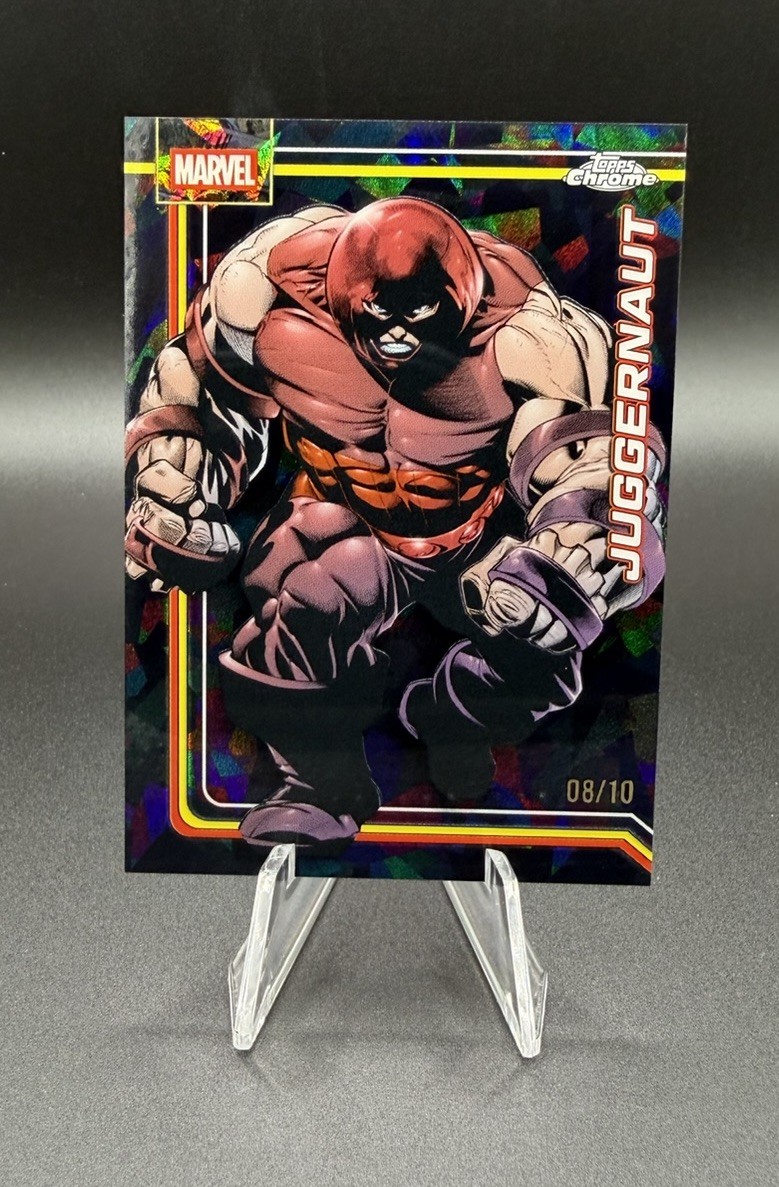 Topps 2026 Topps Chrome Marvel Sapphire Juggernaut #062 Black Sapphire /10 Topps 2026 Topps Chrome Marvel Sapphire Juggernaut #062 Black Sapphire /10