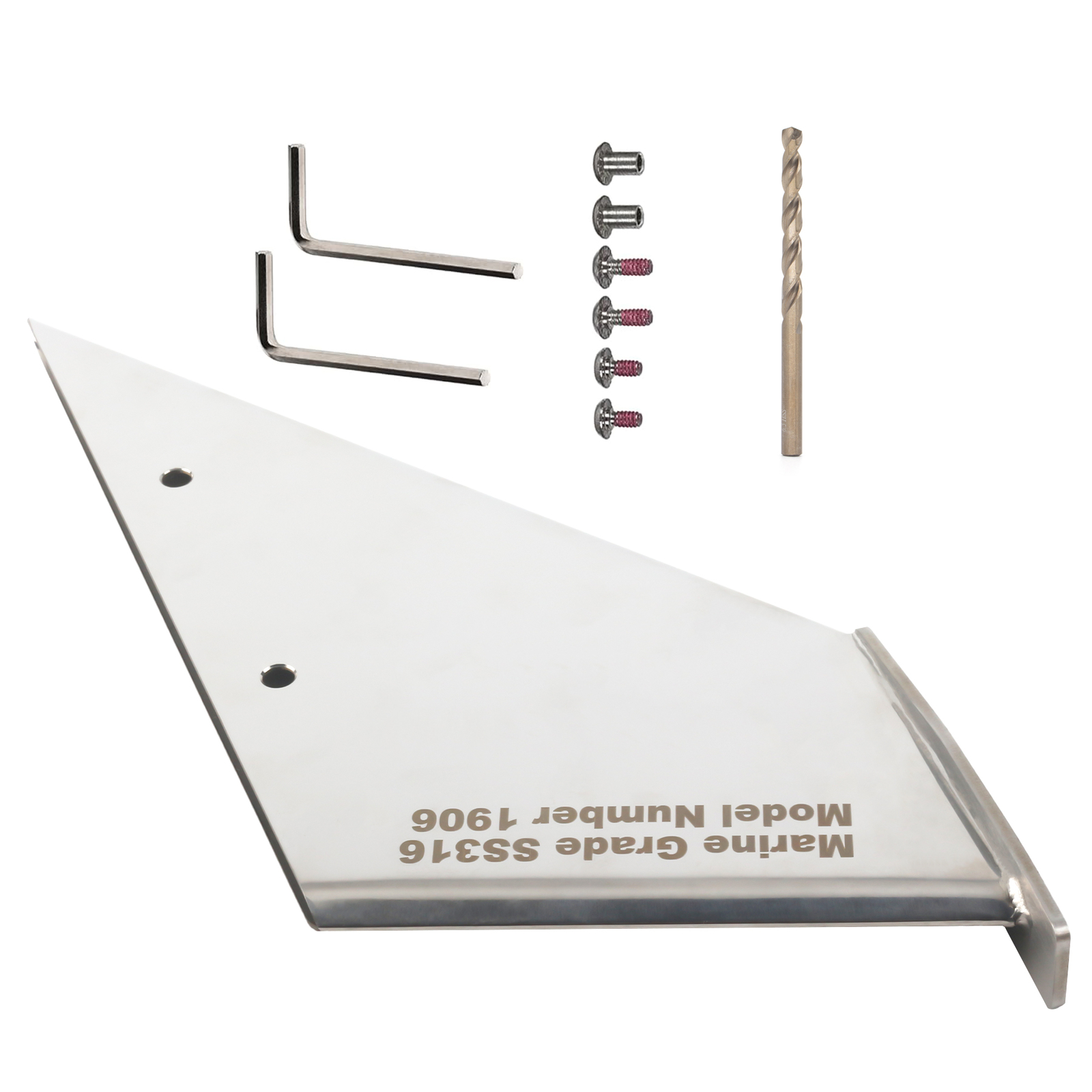 Skeg Guard Skeg Protector 27071 Replacement for Mercury, Force, Stainless Steel