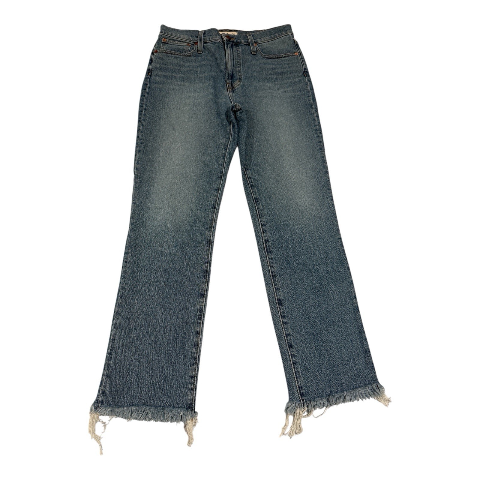 NWOT Madewell Women\'s The Perfect Vintage Jeans Blue Raw Hem Size 29 NWOT Madewell Women\'s The Perfect Vintage Jeans Blue Raw Hem Size 29