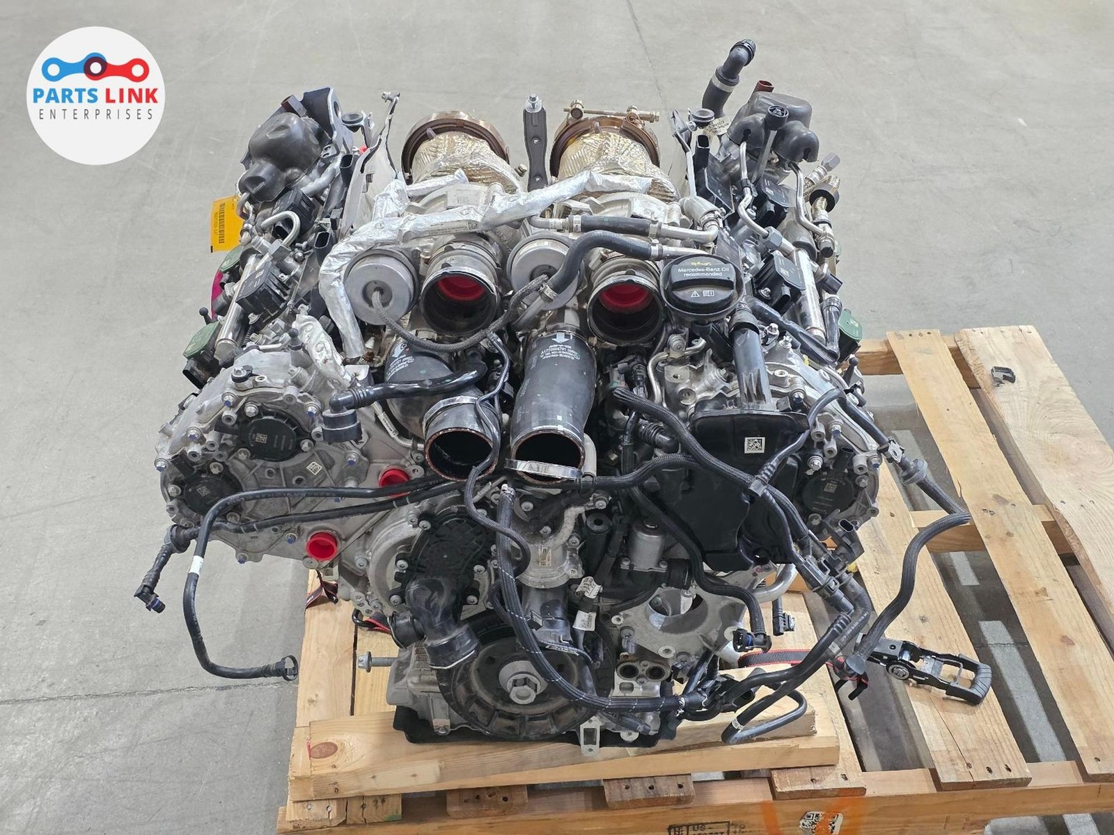 2024-25 MERCEDES S580 4.0L ENGINE MOTOR TWIN TURBO BITURBO AWD V8 M176 18K