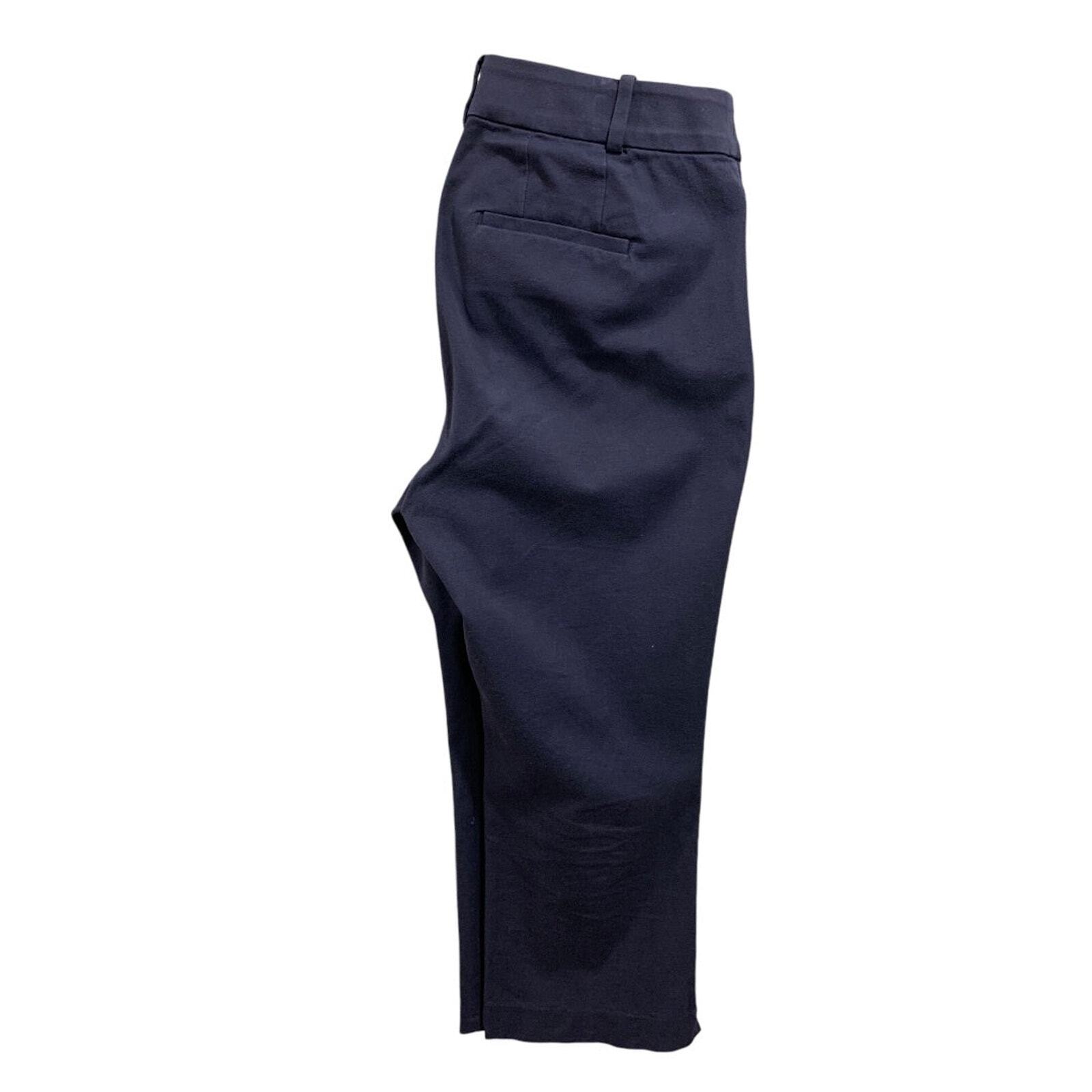 Size 14 Lane Bryant Womens Navy Blue Pants The Alllie Crop 24\ Size 14 Lane Bryant Womens Navy Blue Pants The Alllie Crop 24\