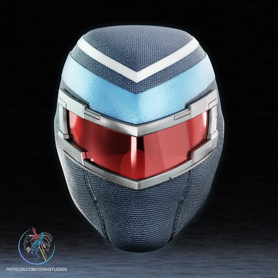 Vigilante Themed Peacemaker Cosplay Helmet Mask Magnet Ready. Unpainted
