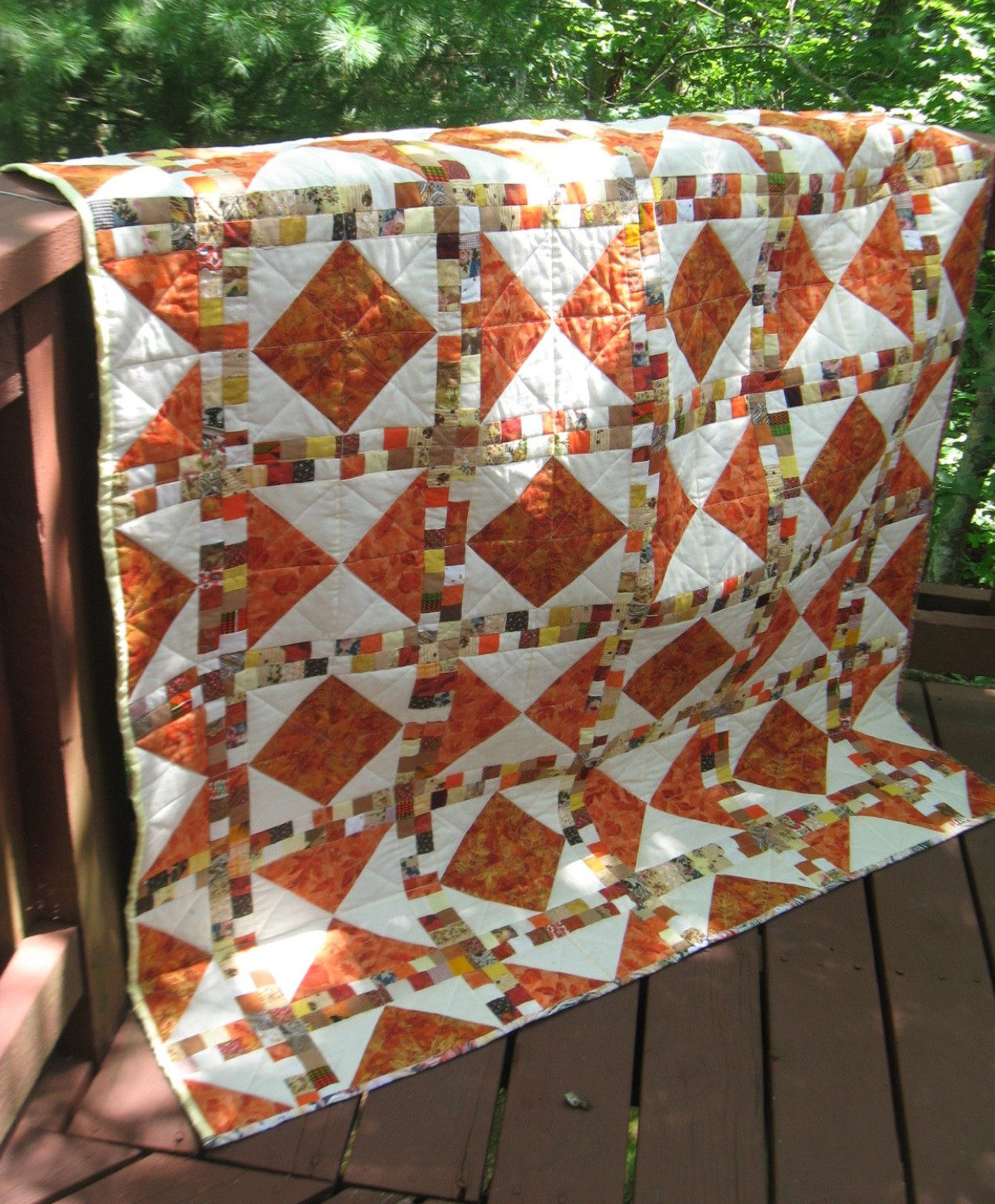 Handcrafted Country Roads Quilt, 52\ Handcrafted Country Roads Quilt, 52\