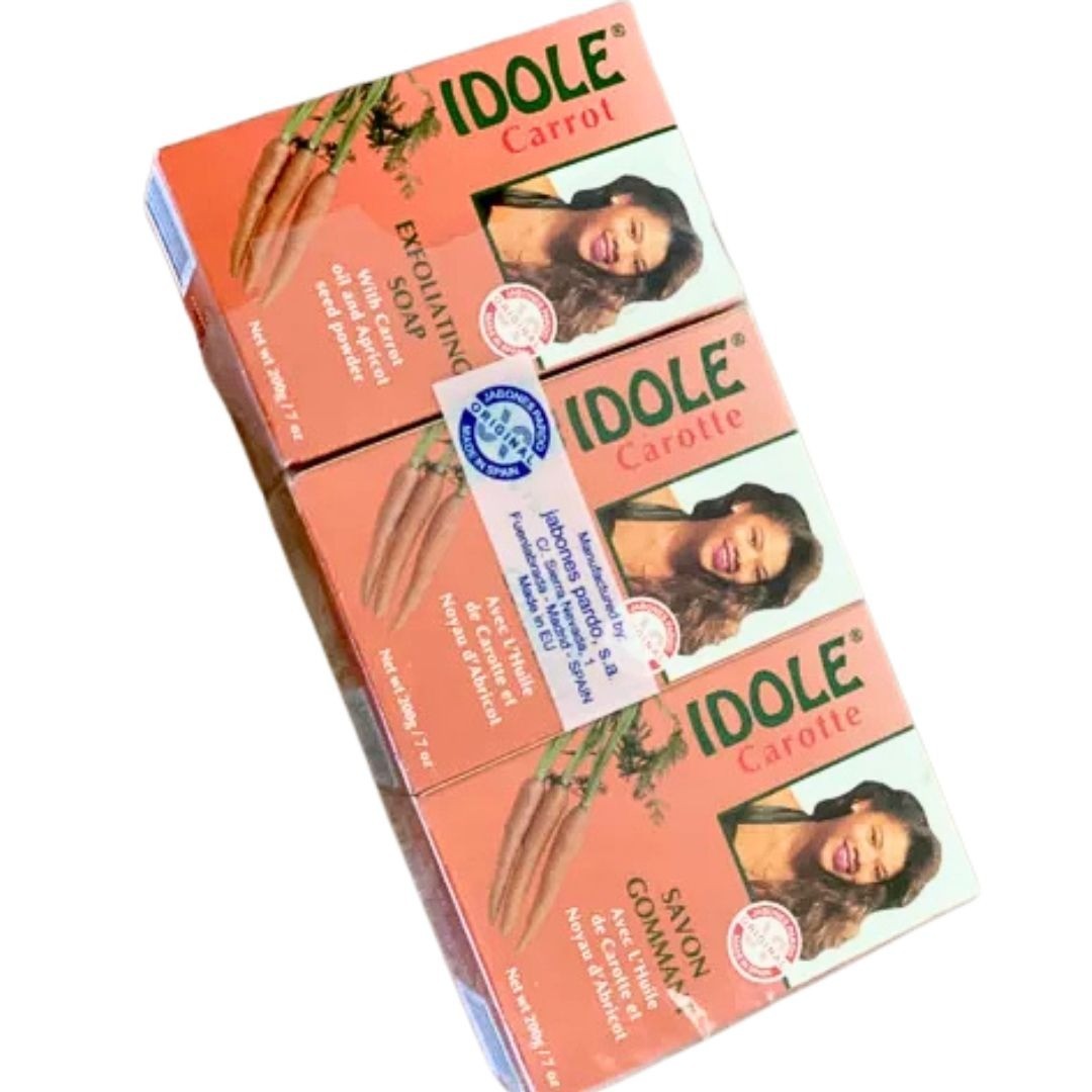 Idole Carrot Exfoliating Soap With Vitamin A & E Idole Carrot Exfoliating Soap With Vitamin A & E