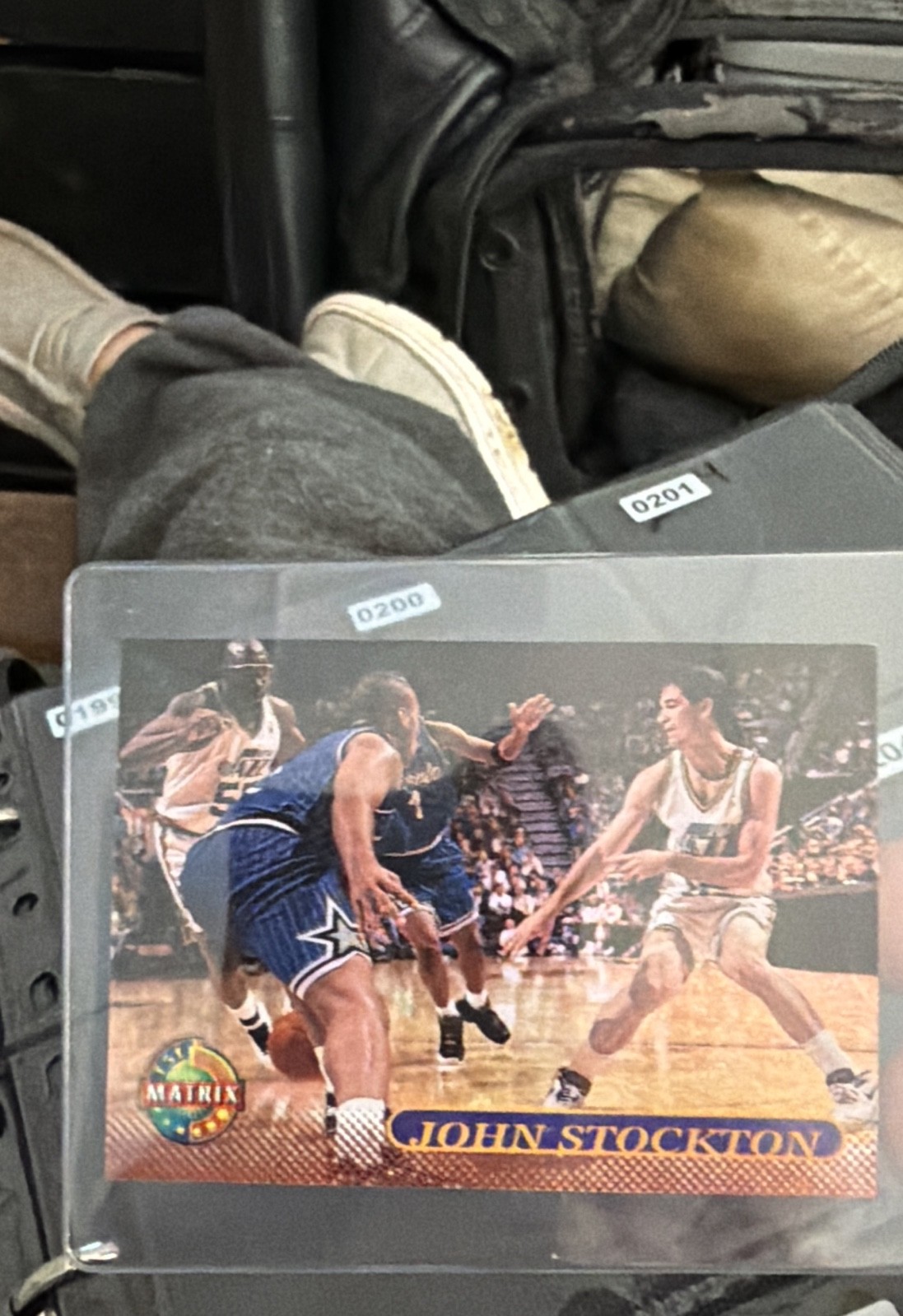 1996-97 Topps Stadium Club - John Stockton #32 Tsc Matrix 197