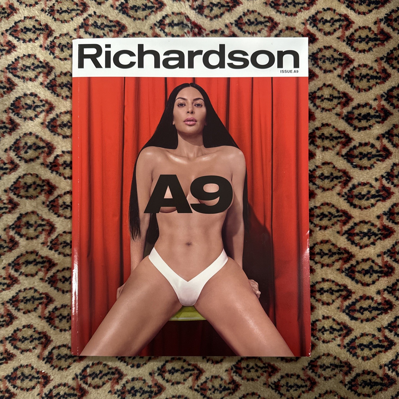 RICHARDSON MAGAZINE: KIM KARDASHIAN. THE 20th ANNIVERSARY ISSUE-A9. NEW/SEALED.