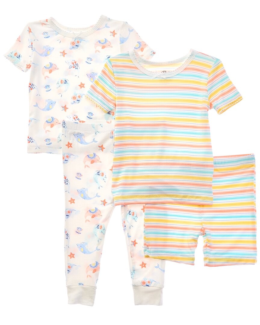 Little Me 4Pc Dolphin 4Pc Pj