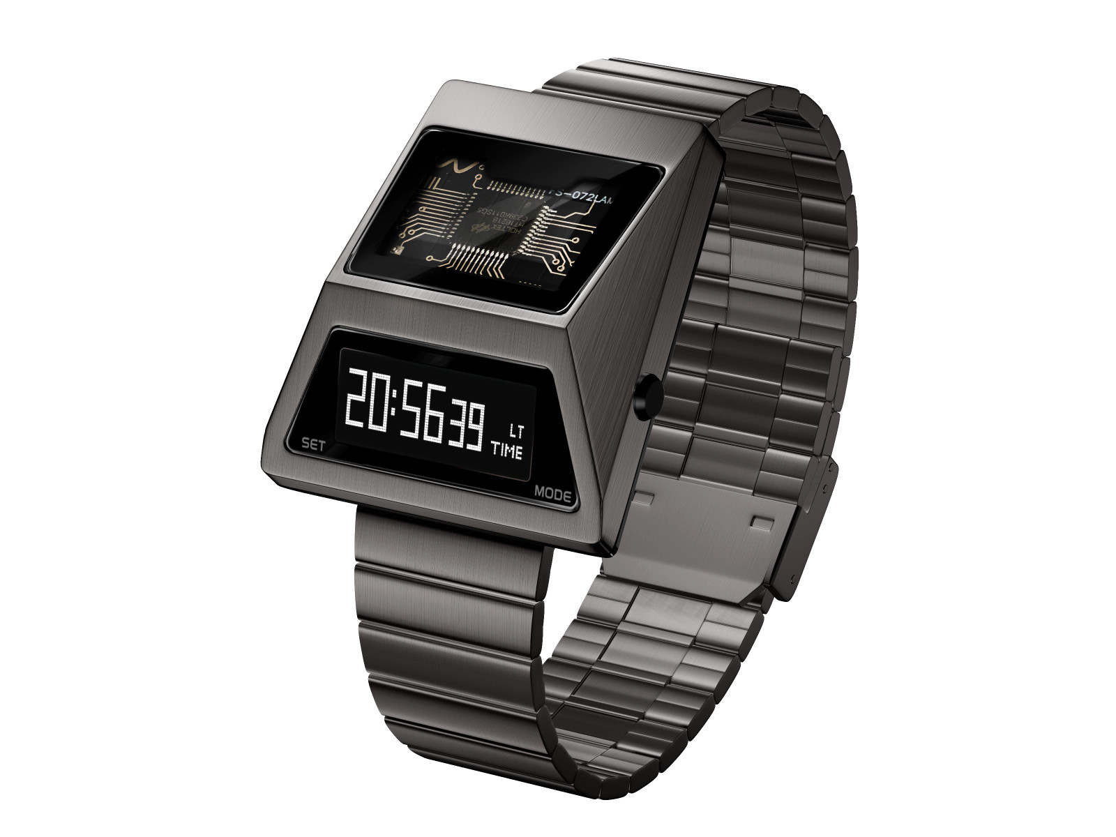 【NEW】Cyber style, benlydesign S3000, Digital Watches for men, Back to 1970, OLED