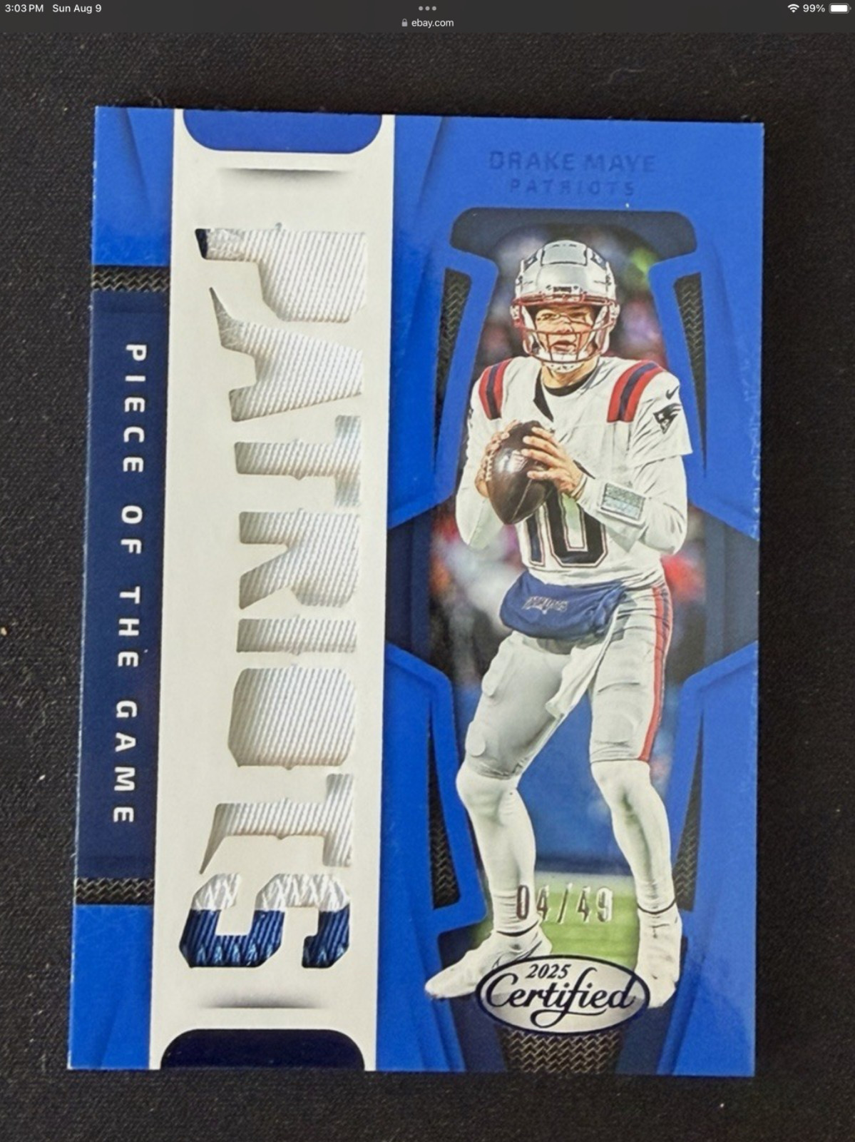 drake maye 04/49 patch drake maye 04/49 patch