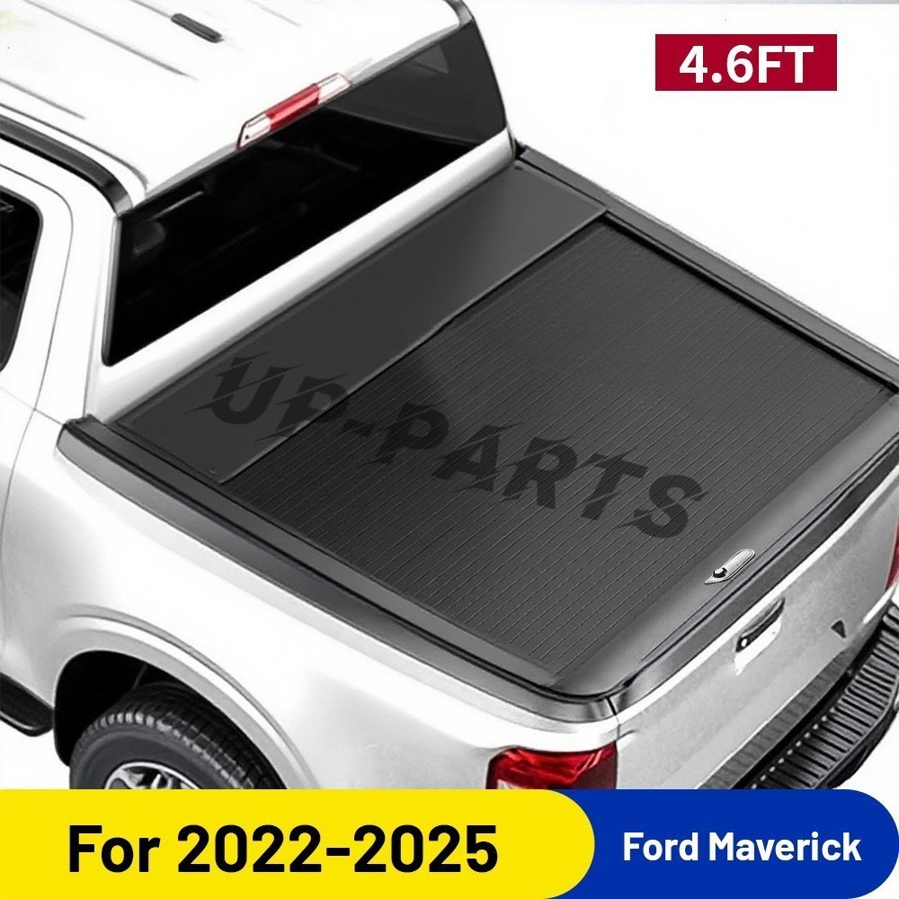 NEW 4.6FT Retractable Truck Bed Hard Tonneau Cover For 2022-25 Ford Maverick