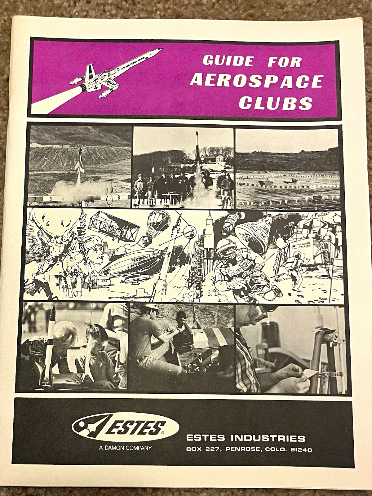 Vintage 1971 Estes Guide for Aerospace Clubs Booklet Catalog 2817 Dane Boles Vintage 1971 Estes Guide for Aerospace Clubs Booklet Catalog 2817 Dane Boles