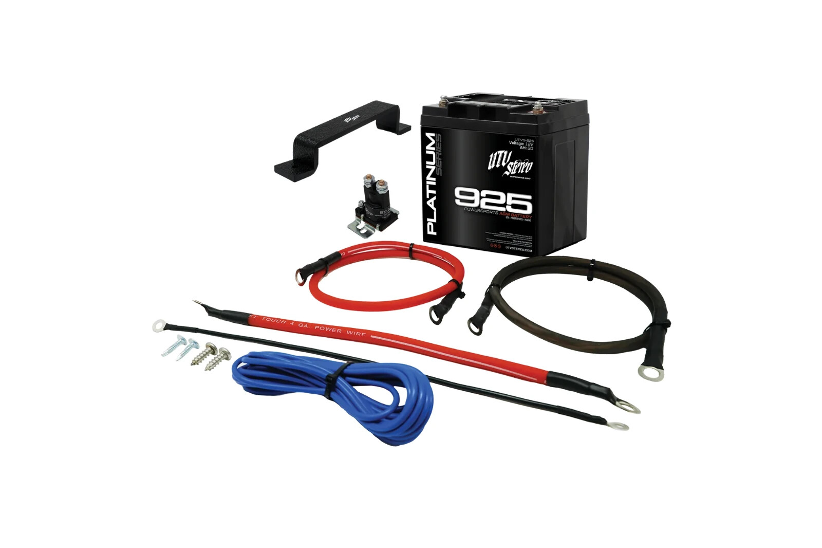 UTV Stereo Dual 2nd Battery Upgrade Kit Polaris XP1000 XP 1000 XP4 2014-2023