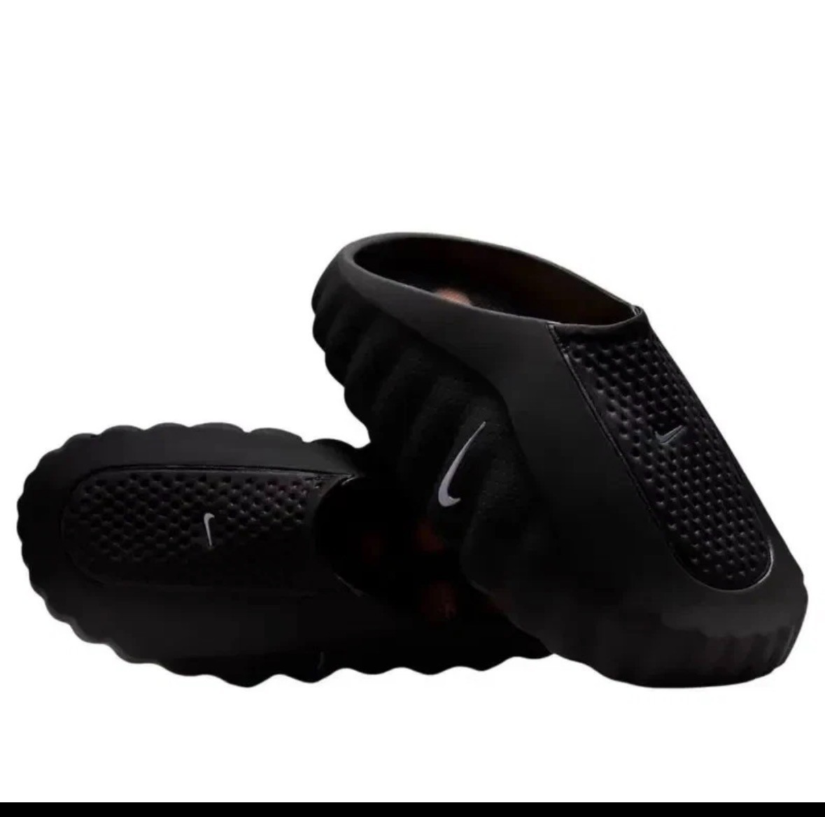 NEW Nike Mind 001 Slide Black Chrome & Light Smoke Grey )With Box) NEW Nike Mind 001 Slide Black Chrome & Light Smoke Grey )With Box)