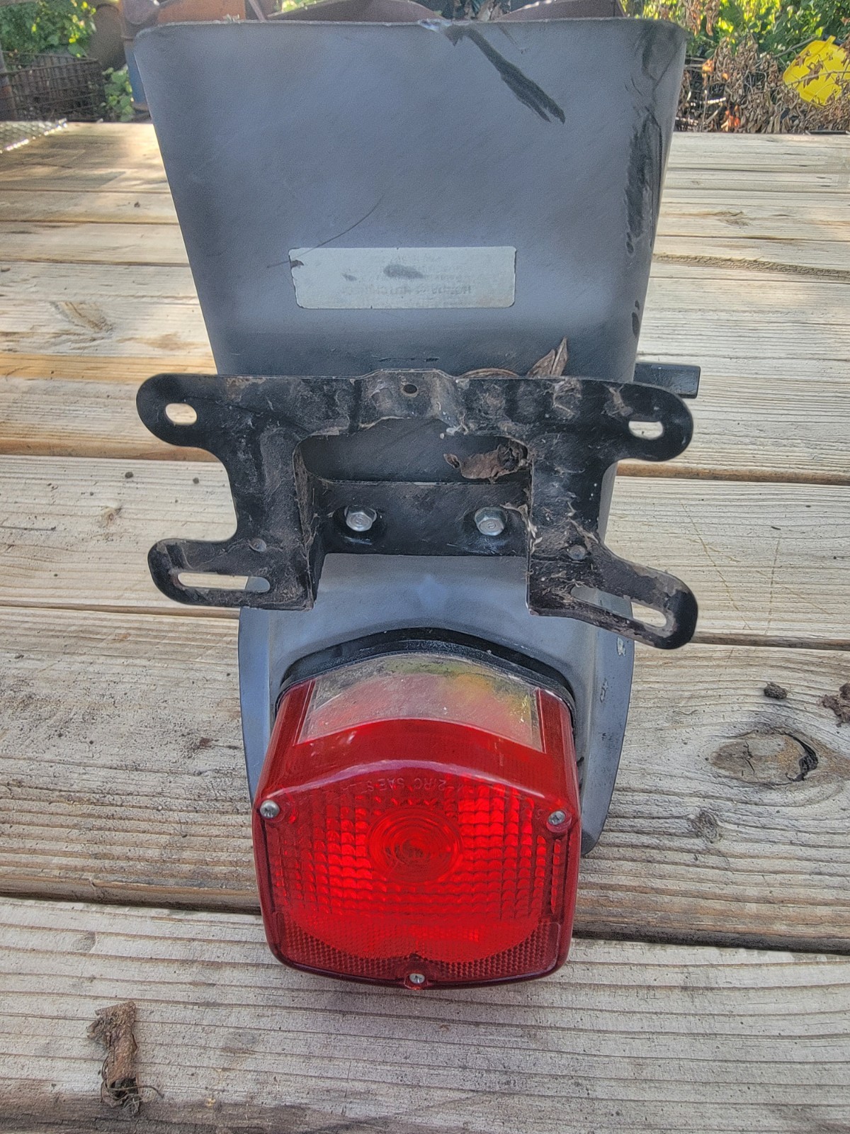 Honda CB400T 1980 Hawk Tailight and Bracket Assembly