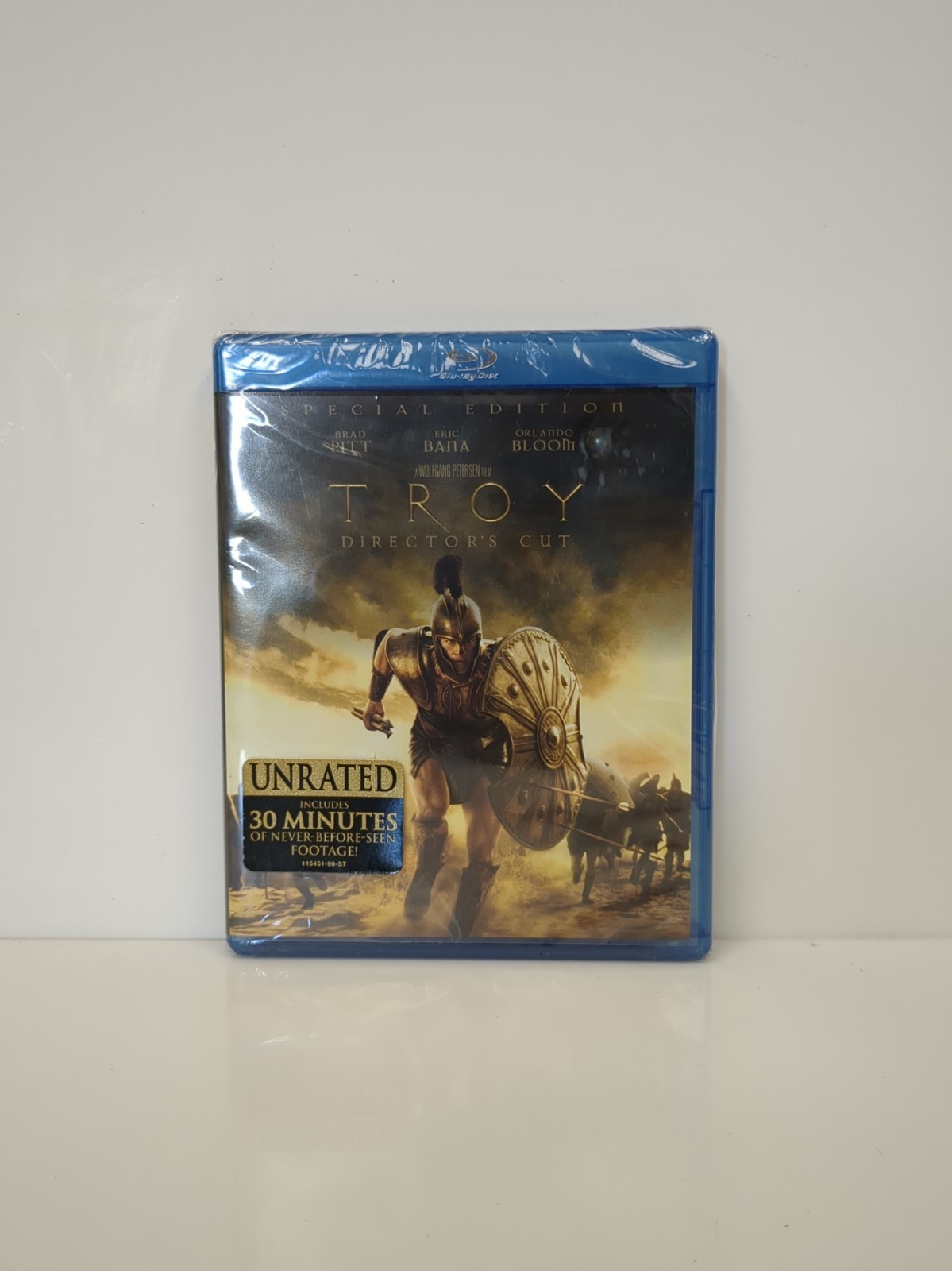 Troy: Blu-ray Disc, 2007, Directors Cut Unrated, Pitt, Bana, Bloom, NEW Sealed Troy: Blu-ray Disc, 2007, Directors Cut Unrated, Pitt, Bana, Bloom, NEW Sealed