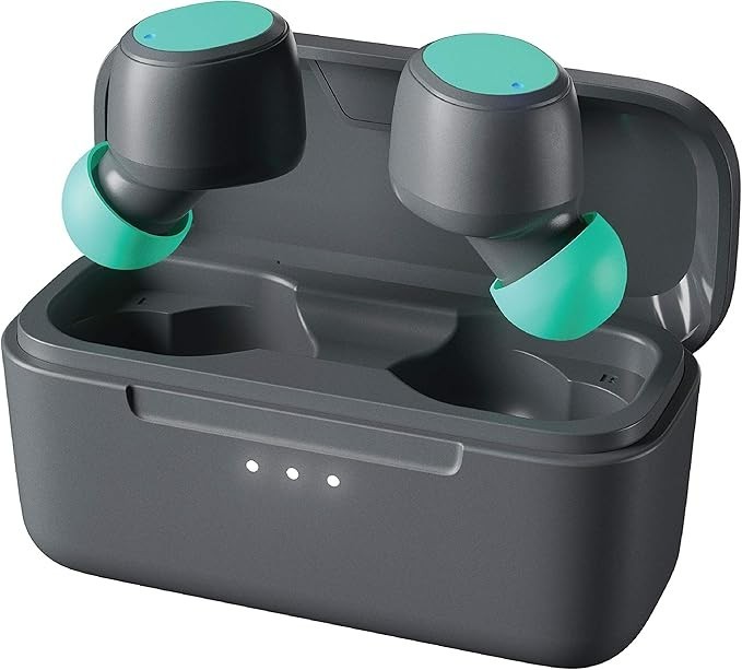 VINYL by Skullcandy True Wireless Bluetooth Earbuds Grey/Teal - Brand New in Box VINYL by Skullcandy True Wireless Bluetooth Earbuds Grey/Teal - Brand New in Box