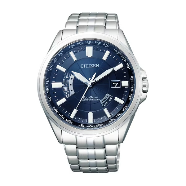 Citizen Collection CB0011-69L Eco-Drive Radio Controlled Watch Blue Dial Unused
