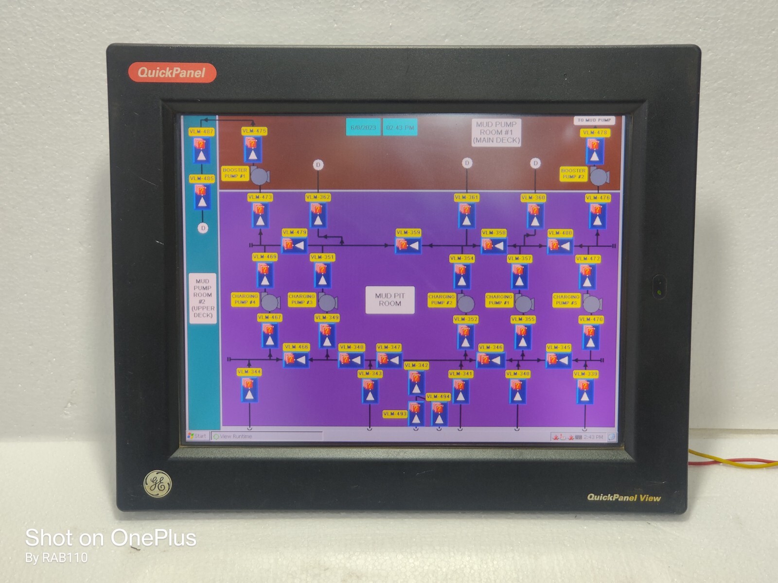 GE ES1522R IC754VBF15CTDCA-KH Quickpanel View