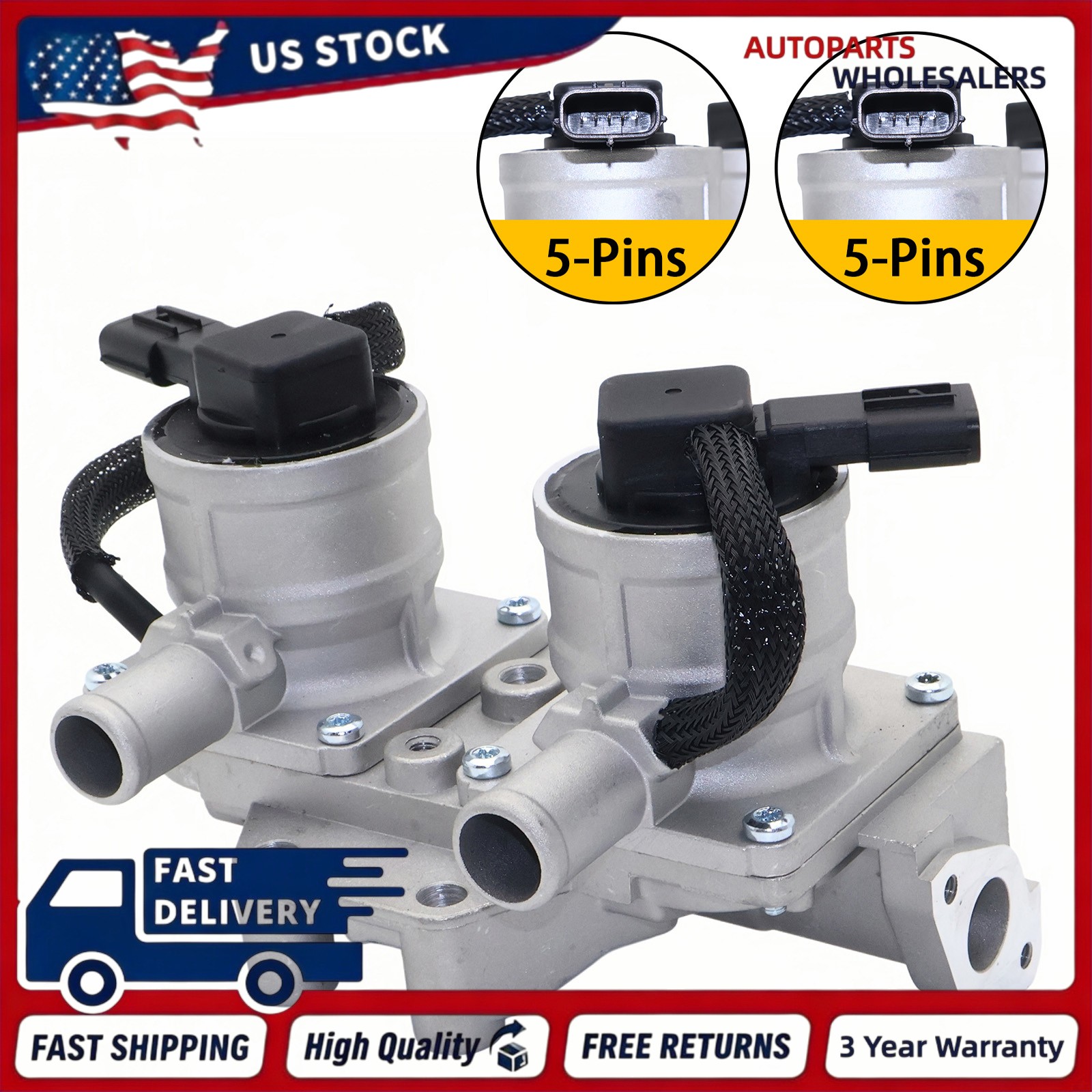 25701-38060 Secondary Air Injection Check Valve for Toyota Tundra 2007-2021