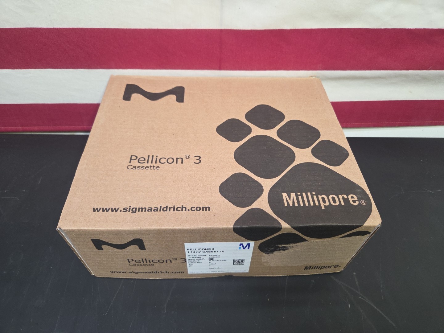 Millipore Pellicon 3 Cassette Ultracel 30 kD Membrane, D Screen, 1.14 m², New