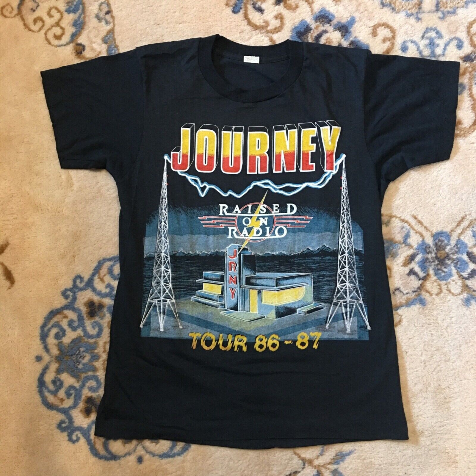 VTG RARE JOURNEY 1986 Raised on Radio S-234Xl Unisex Gift fans