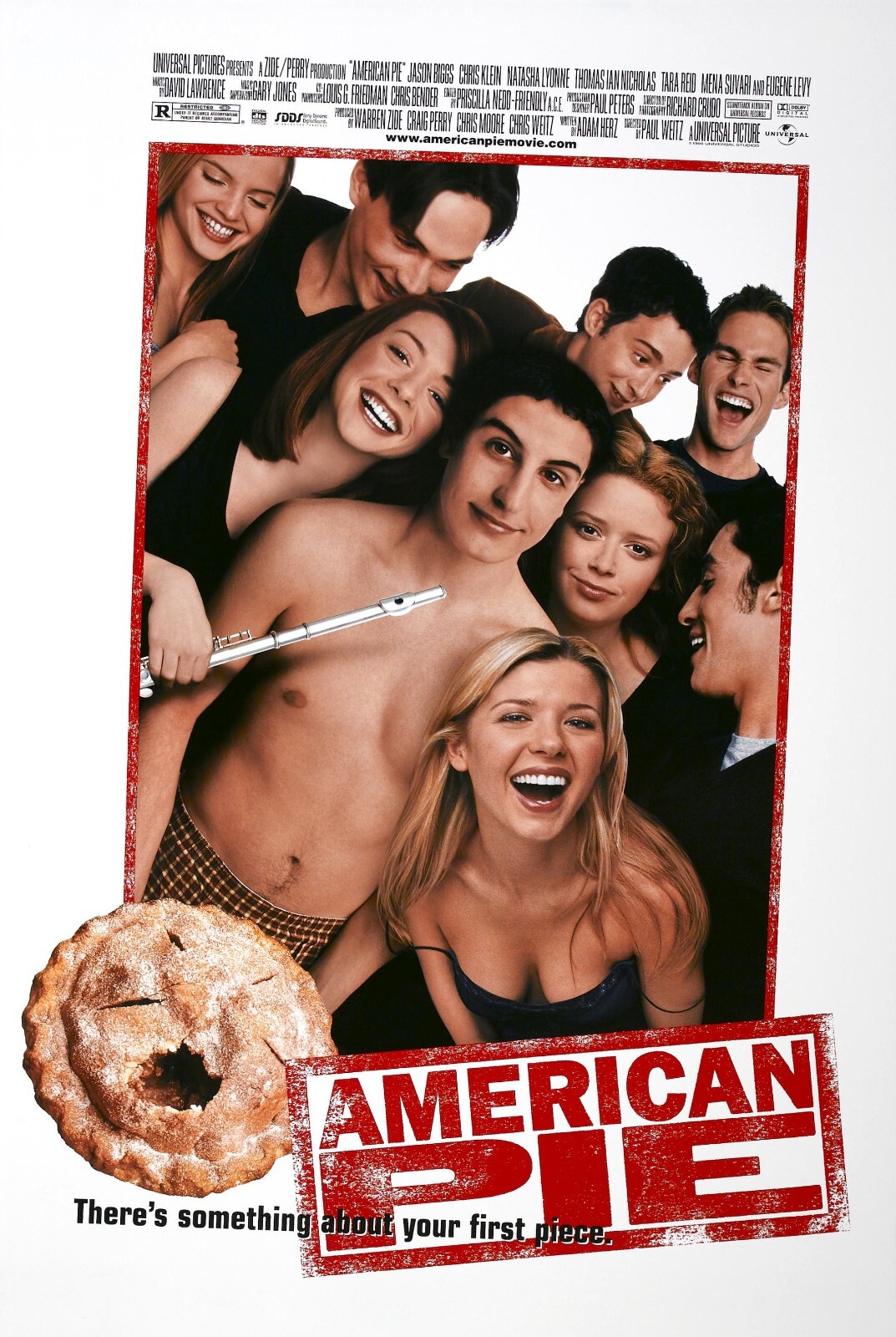 1999 American Pie Movie Poster 11X17 Jason Biggs Tara Reid Chris Klein 🥧🍿 1999 American Pie Movie Poster 11X17 Jason Biggs Tara Reid Chris Klein 🥧🍿