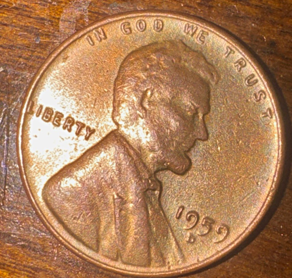 1959 Lincoln Memorial Cent Small Cent BN Business Strike Copper 0.95 KM#201 1959 Lincoln Memorial Cent Small Cent BN Business Strike Copper 0.95 KM#201