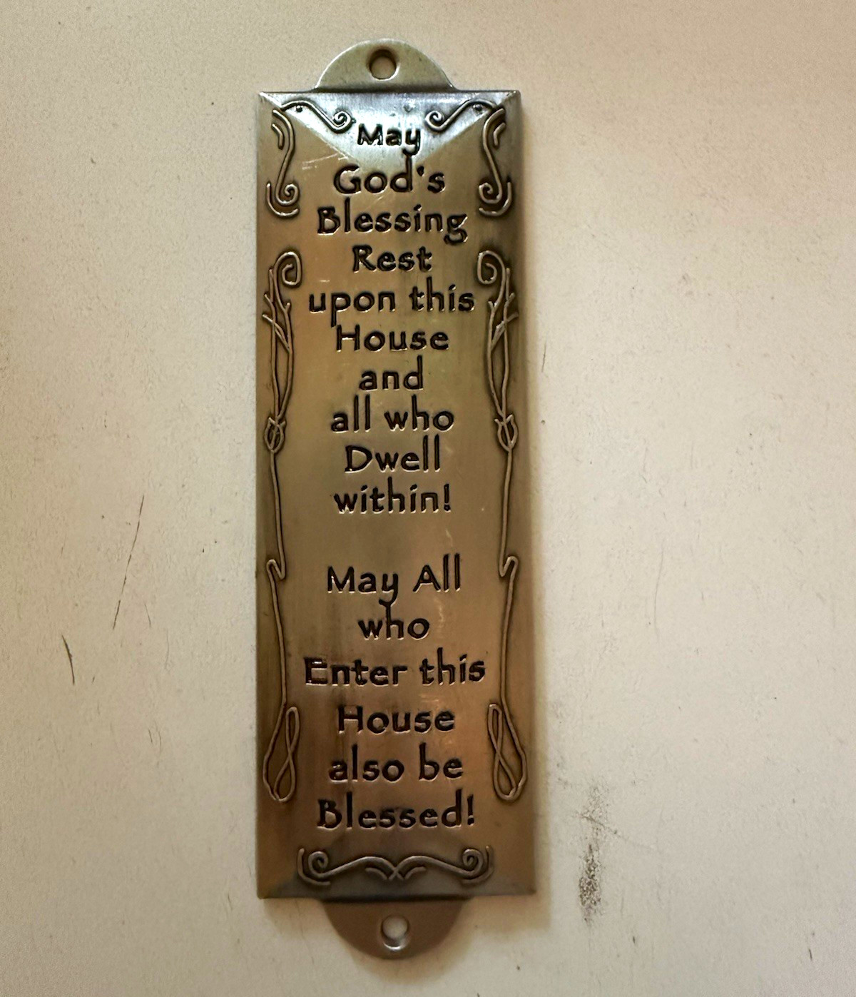Bless This House Religious Wall Plaque (Pewter) Bless This House Religious Wall Plaque (Pewter)