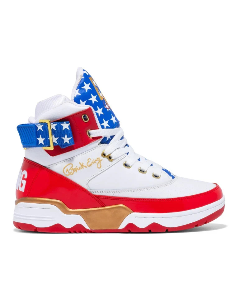 EWING 33 HI USA 1EW90189-125 Red/White/Blue/Gold New In Box