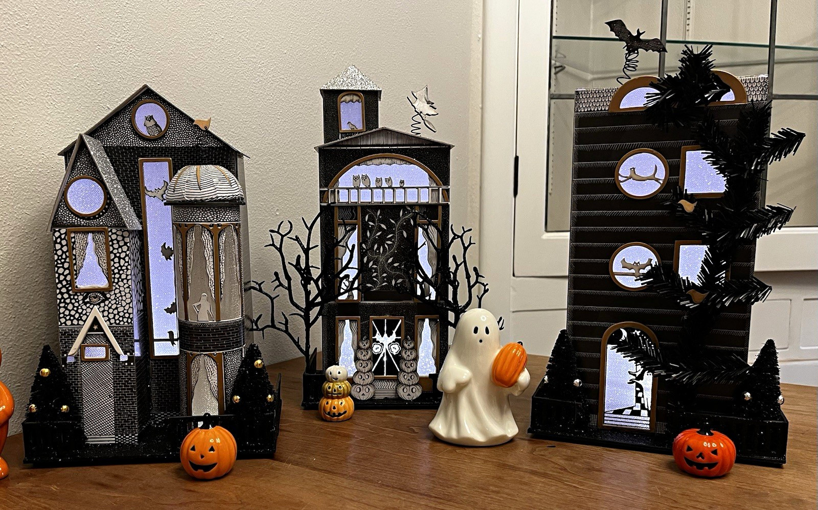 Florence Balducci Anthropologie Halloween Houses / Set of 3 / New in box Florence Balducci Anthropologie Halloween Houses / Set of 3 / New in box