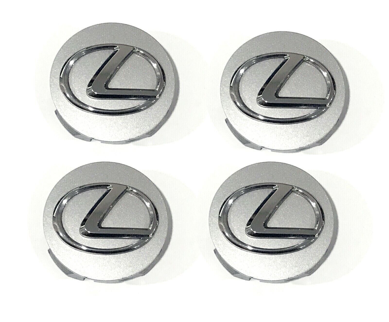 4PCS 62MM Wheel Center Hub Caps for LEXUS Silver & Chrome Badge Logo 42603-30590 4PCS 62MM Wheel Center Hub Caps for LEXUS Silver & Chrome Badge Logo 42603-30590