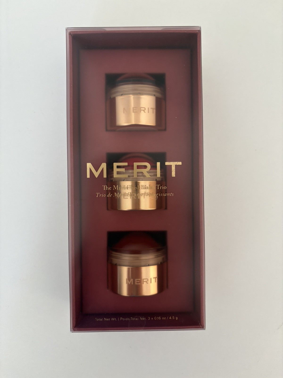 Merit Limited Edition Mini Flush Balm Cream Blush Set NEW Merit Limited Edition Mini Flush Balm Cream Blush Set NEW