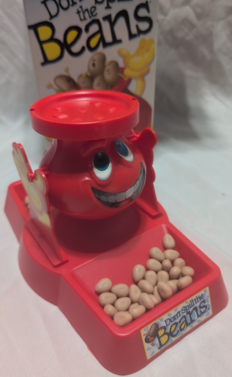 Vintage 1999 Hasbro Don't Spill The Beans Game Complete in Box (60 Beans)